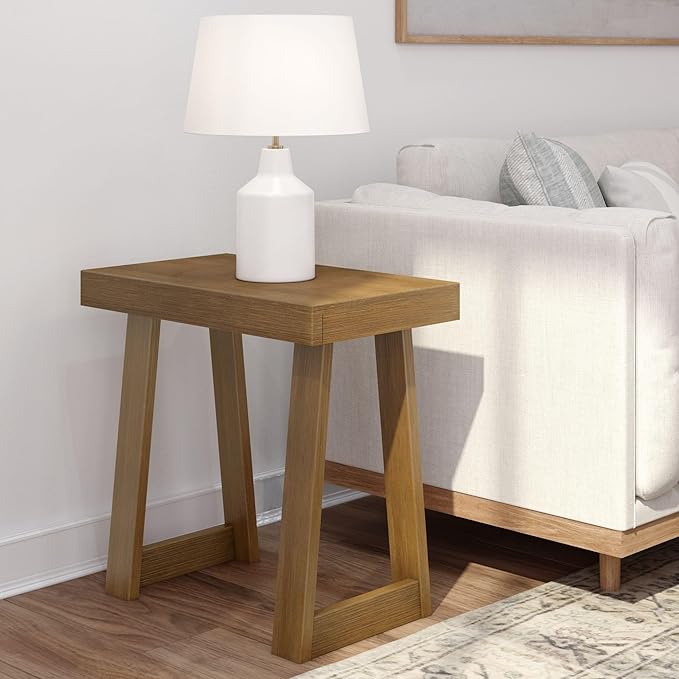 Plank+Beam Classic Rectangular Side Table, Slim Side Table by PlankBeam