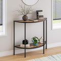 Entryway Table with Storage, Narrow Console Table by VECOCHO