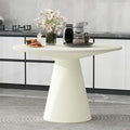 ERYE Contemporary Wooden Round Dining Table, More Decorative Rubber Wood by Unknown