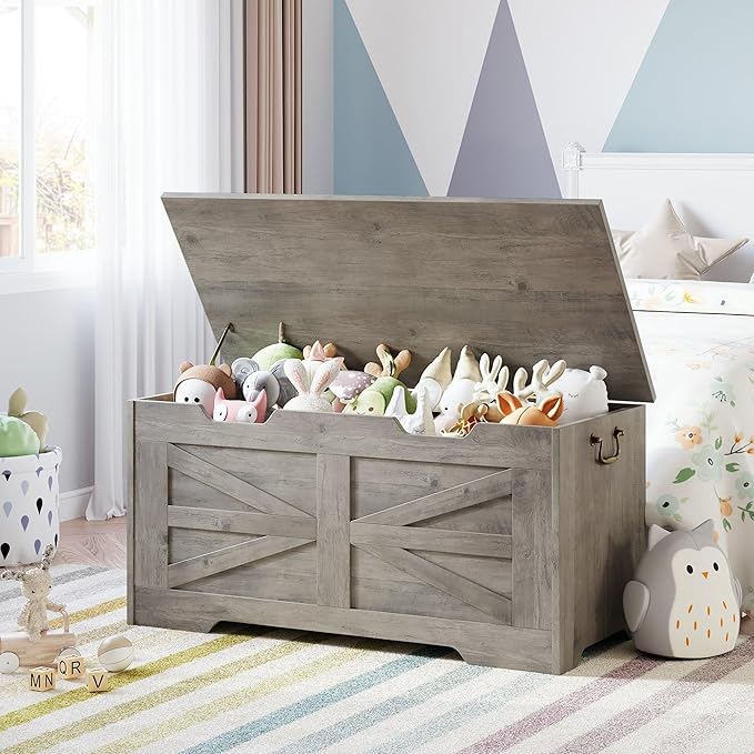 GarveeHome 39.4" Storage Chest, Toy Chest - Image 2