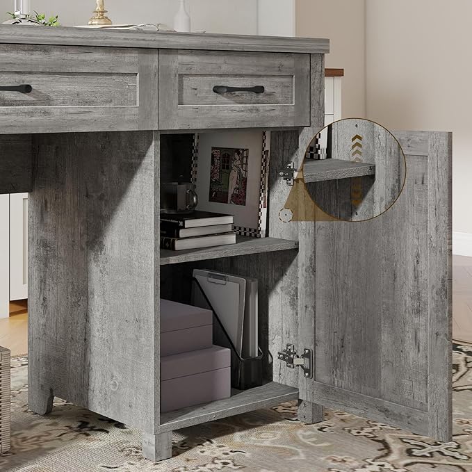 Farmhouse 61'' Executive Desk - Image 4
