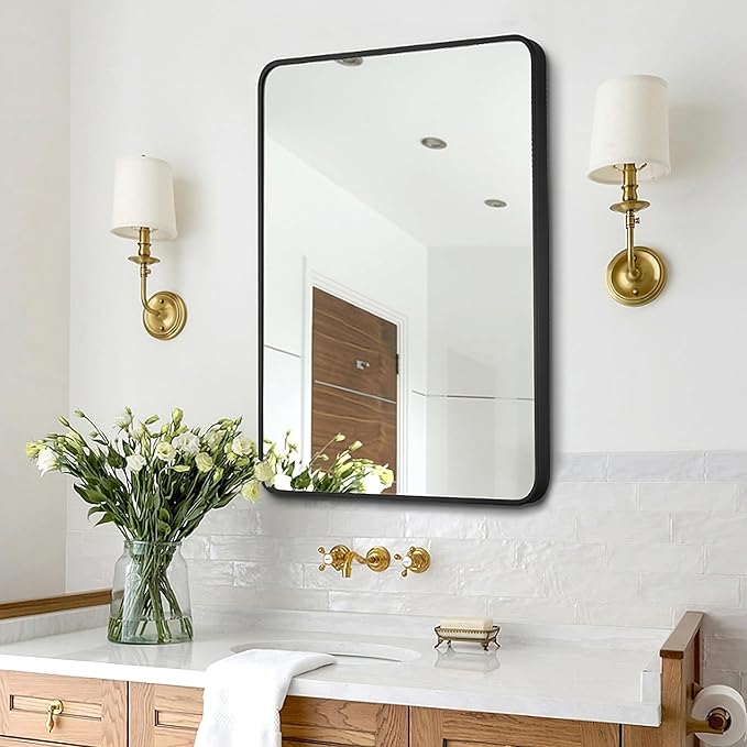 24x36 Inch Rectangle Bathroom Mirror - Image 3