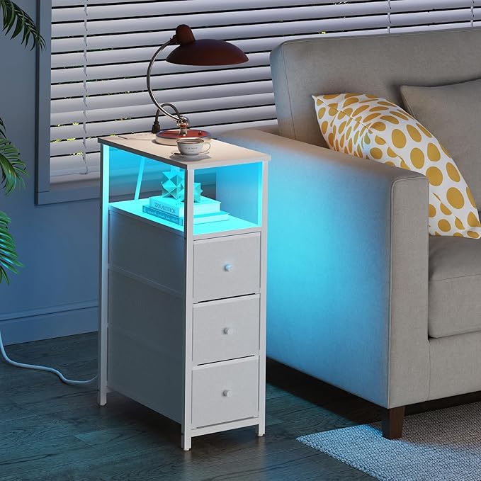 TUTOTAK Narrow LED Night Stand - Image 5