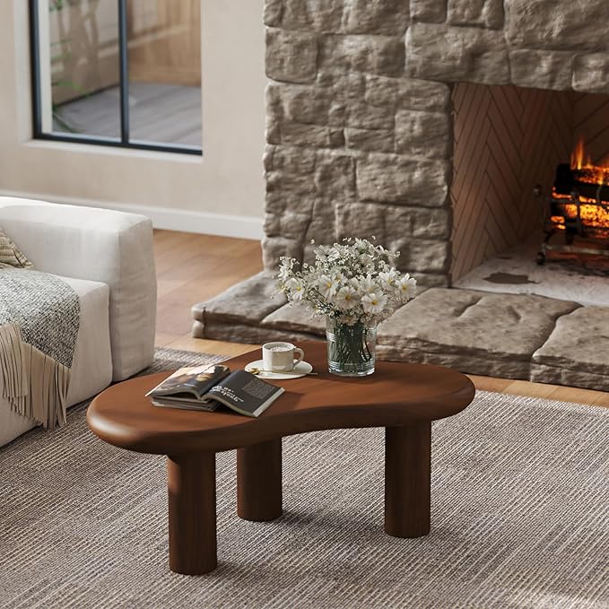 HollyHOME Cloud Coffee Table, Unique Design Accent Table by HollyHOME