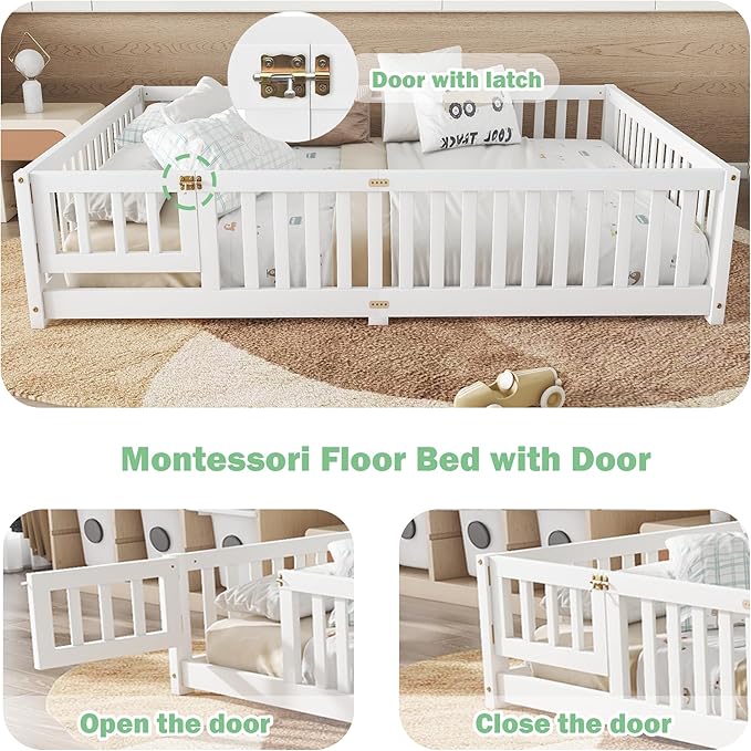 Queen Size Floor Bed Frame - Image 4