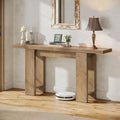 63-Inch Farmhouse Console Table, Narrow Long Sofa Table Behind Couch, Wooden by Celaform