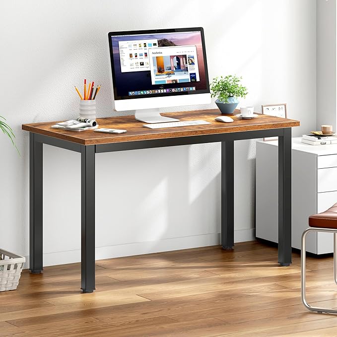 DlandHome Small Computer Desk for Home Office Activity Table Writing Table for - Image 7