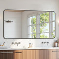 Bathroom Mirror 60" x 30", Large Rectangle Wall Mirror, Entryway Decor by Unknown