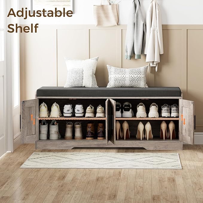 2-Tier Storage Bench, Shoe Bench - Image 5