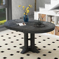 FULife Country Rustic Design Round Table by Unknown