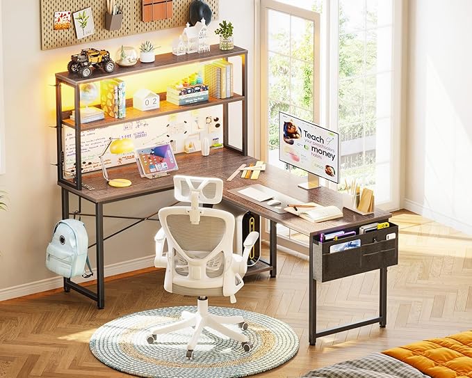 AODK L Shaped Desk Gaming Desk - Image 8
