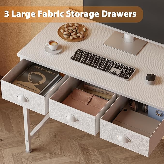 Furologee White Small Computer Desk - Image 4