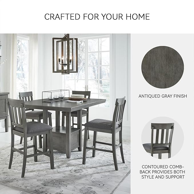 Signature Design by Ashley Hallanden Modern Farmhouse 25.75" Counter Height - Image 5