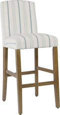 HomePop Parsons Classic Upholstered High Back Curved Top Barstool by HomePop