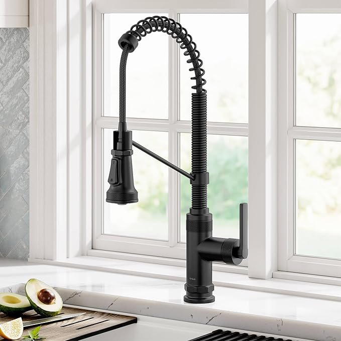 KRAUS Allyn Commercial Style 2-Function Single Handle Pull Down Kitchen Faucet - Image 2