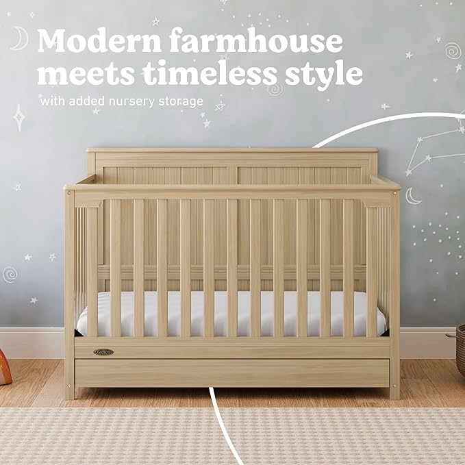Graco Hadley 5-in-1 Convertible Crib - Image 3
