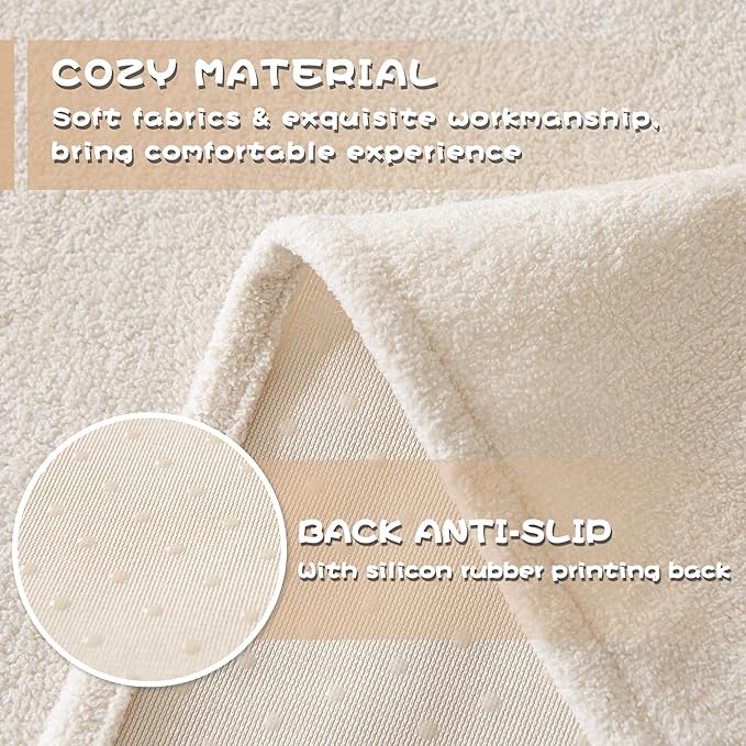 MYSKY HOME White Couch Cover Couch Covers - Image 6