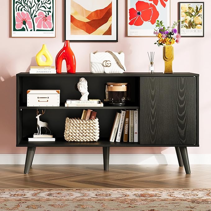 WLIVE TV Stand for 43 Inch TV, Small Entertainment Center - Image 9