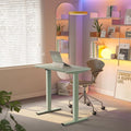 HUANUO 32" Small Electric Standing Desk Adjustable Height, 4 Memory Height by HUANUO