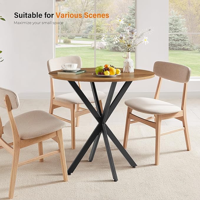 Unovivy 31.5" Small Round Dining Table - Image 6