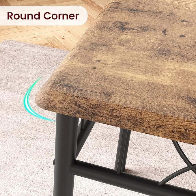 CABIHOME Dining Table Set for 4, Kitchen Table Set - Image 3
