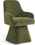 Swivel Dining Chair Set of 1, Mid Century Modern Chair Fabric Upholstered by Kislot