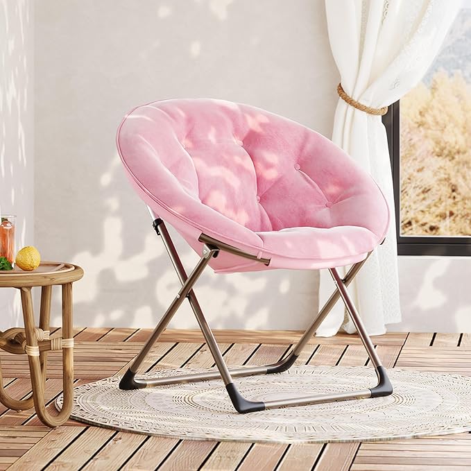 Comfy Saucer Chairs, Cozy Faux Fur Living Room Chair - Image 7