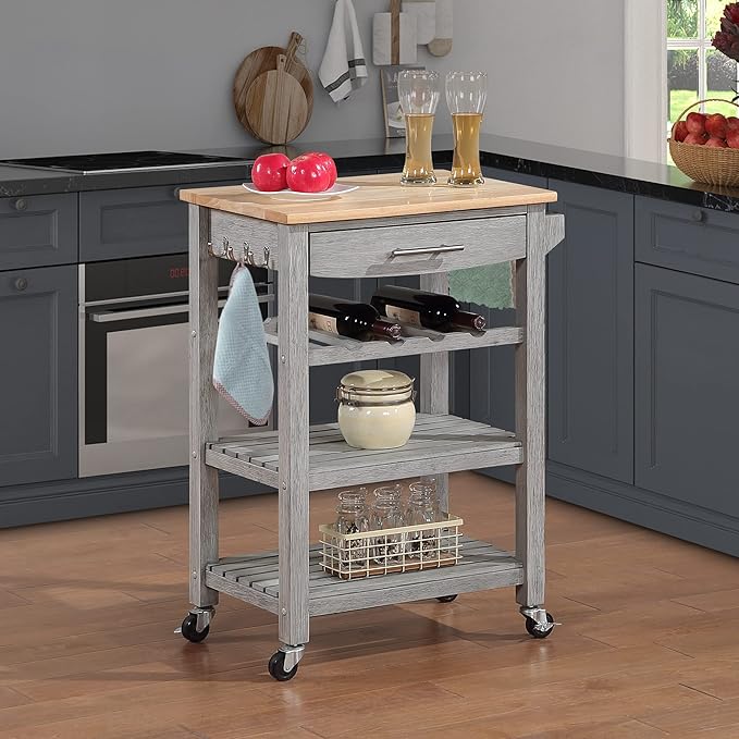 Convenience Concepts Ellaine 4 Tier Kitchen Cart - Image 7
