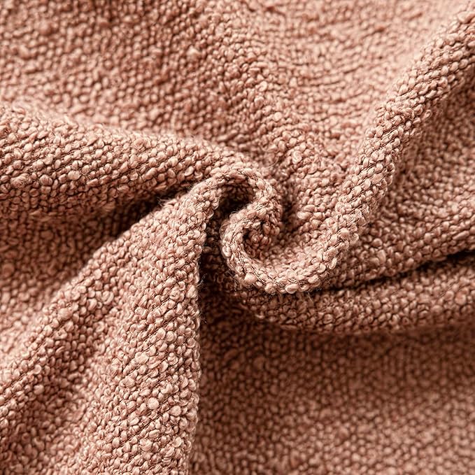 Foindtower Pack of 2, Decorative Textured Boucle Throw Pillow Covers Accent - Image 3