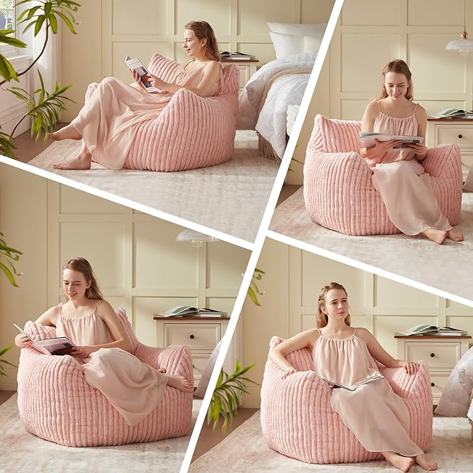 Giant Bean Bag Chairs for Adults Teens, Large Bean Bag Sofa Chairs - Image 3