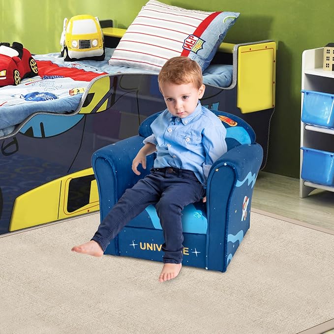 Costzon Kids Couch, Children's Sofa Armrest Chair - Image 9