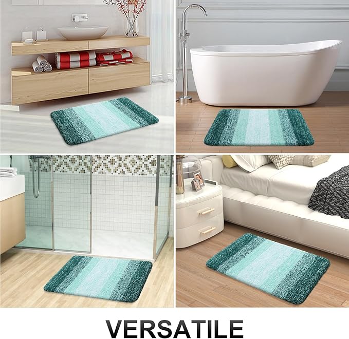 OLANLY Bathroom Runner Rugs 54x24, Extra Soft Absorbent Microfiber Bath Rugs - Image 6