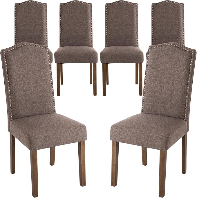 Stylish Upholstered Parsons Dining Chair Kitchen by SNUGWAY