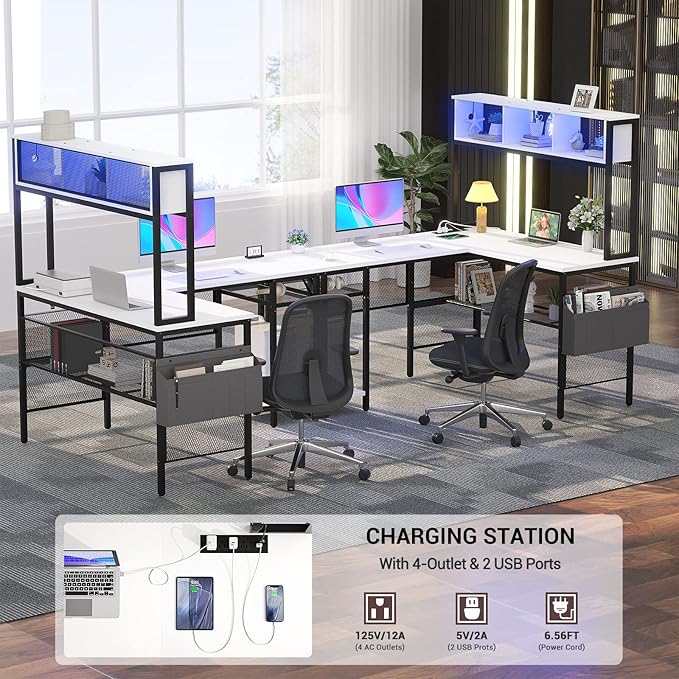 Unikito L Shaped Computer Desk - Image 7