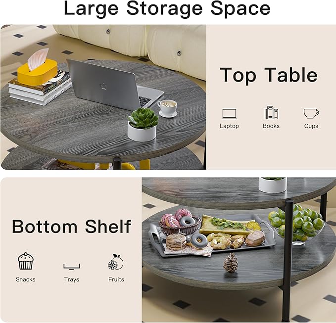 Coffee Table, 2 Tier Coffee Tables - Image 7