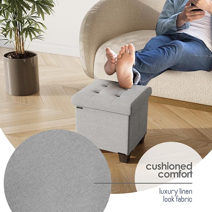 STORAGEBUD Storage Ottoman Cube - Image 7
