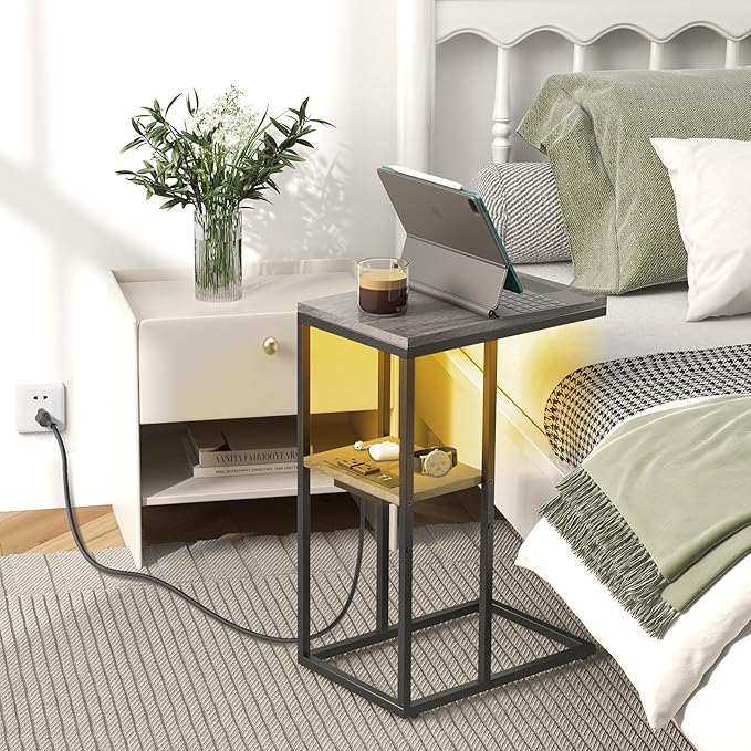Yoobure LED C Shaped End Table - Image 2