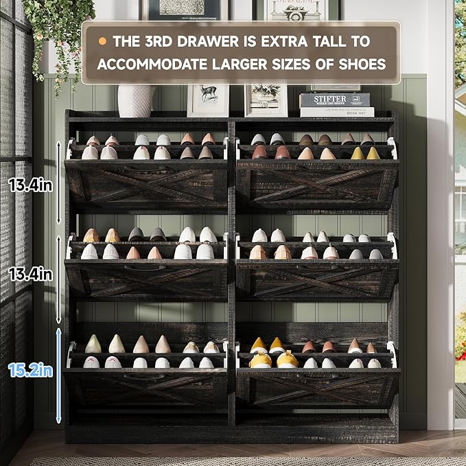 Maupvit Large Shoe Storage Cabinet - Image 3