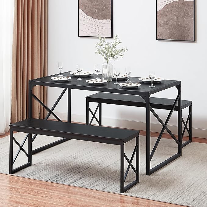 VECELO Kitchen Dining Table Set by VECELO