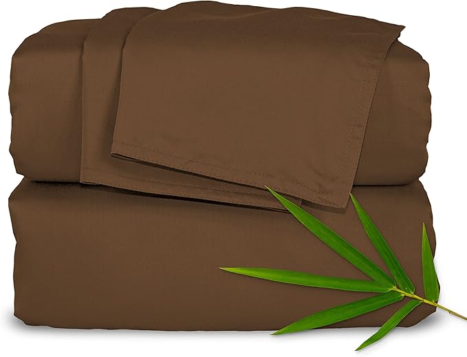 Split King Sheets by Pure Bamboo, Genuine 100% Organic Viscose Derived from by PureBamboo