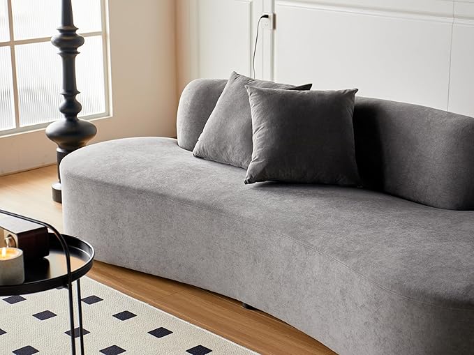 Container Furniture Direct 90" Curved Sofa - Image 5