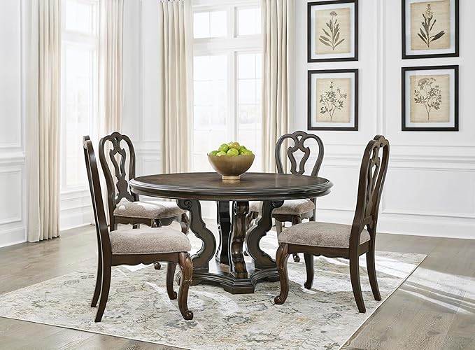 Signature Design by Ashley Maylee Classic Upholstered Armless Dining Chair - Image 13