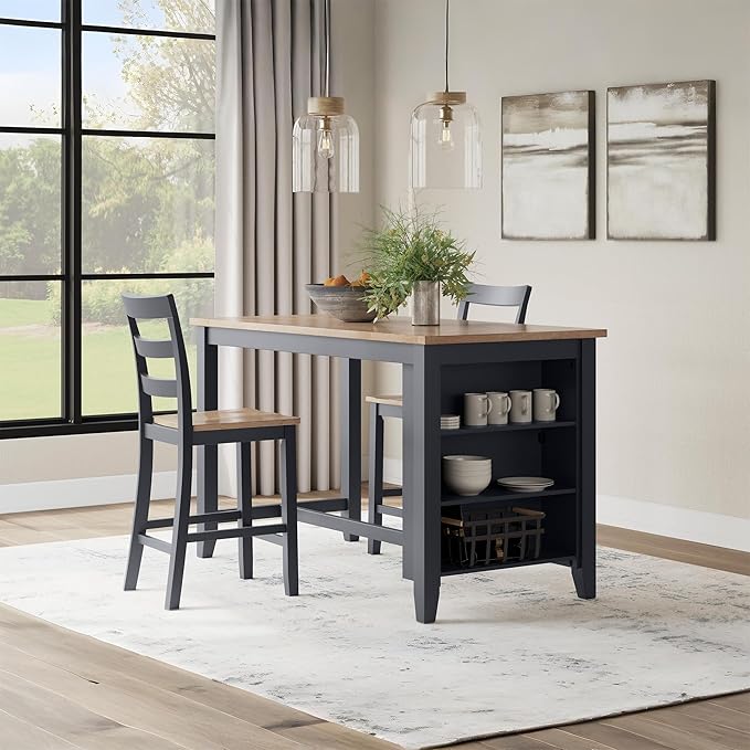 Signature Design by Ashley Gesthaven Solid Wood Frame Counter Height Barstool - Image 9