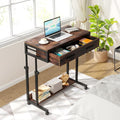 Tribesigns Portable Desk with Drawers, Mobile Laptop Desk with Wheels, Sofa by Tribesigns