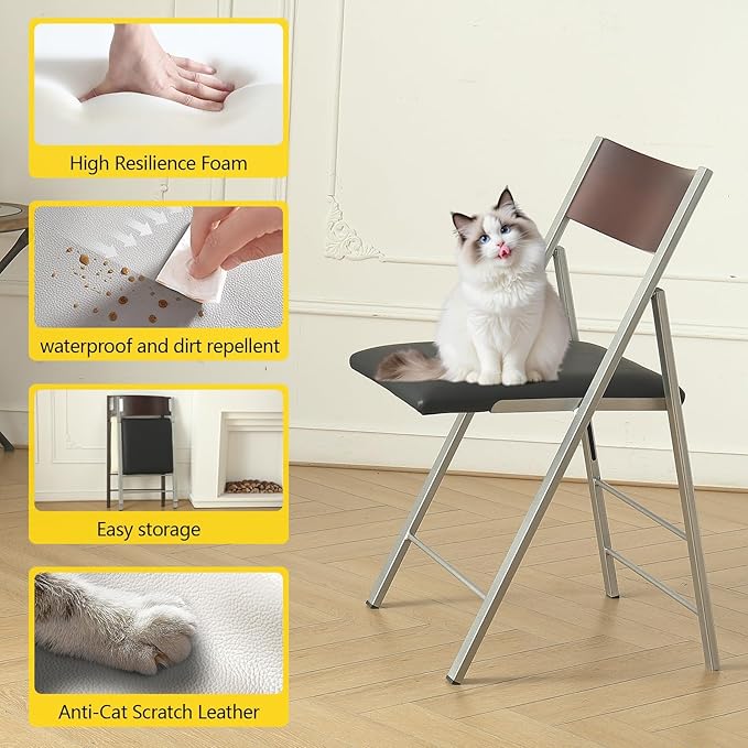 Folding table and chair set, dining table - Image 7