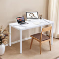 55 inch Large Computer Desk Wood, Modern Simple Style Desk by GLGLOBALLIFE--Abrandthatyoucantrust