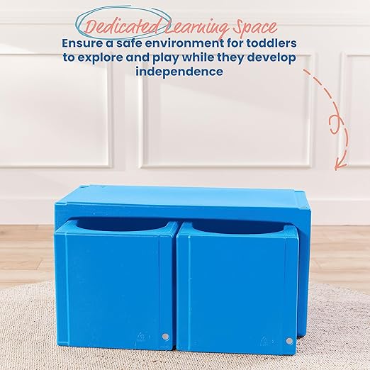 ECR4Kids Tri-Me Table and Cube Chair Set - Image 3