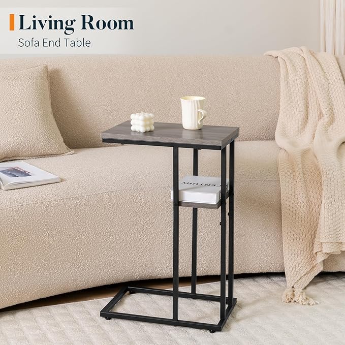 Yoobure C Shaped End Table, Side Table - Image 5
