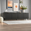 TV Stand for Up to 60" TVs, Modern Entertainment Center by Outdoorchairs