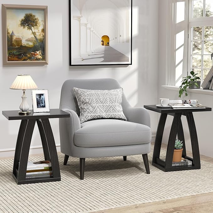 End Tables Living Room, Side Table Beside Sofa, Nightstand - Image 4